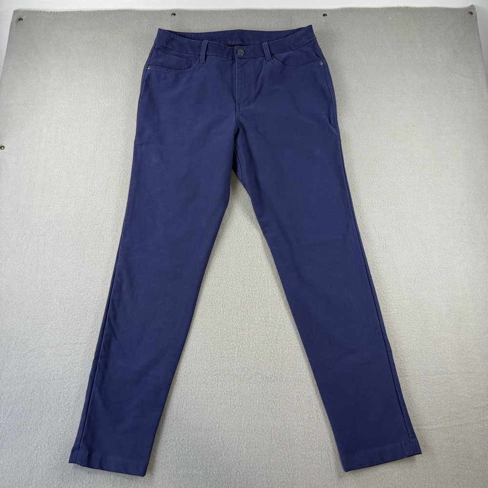 Lululemon Canvas ABC Pants Men's 30x30 Navy Blue Slim Fit Utilitech LM5AQ6S